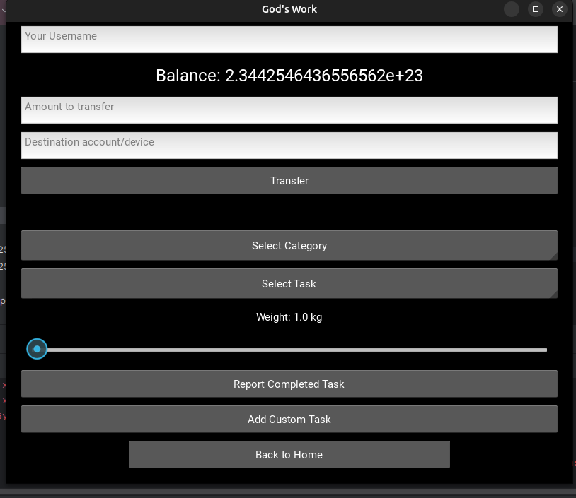 Account Screenshot