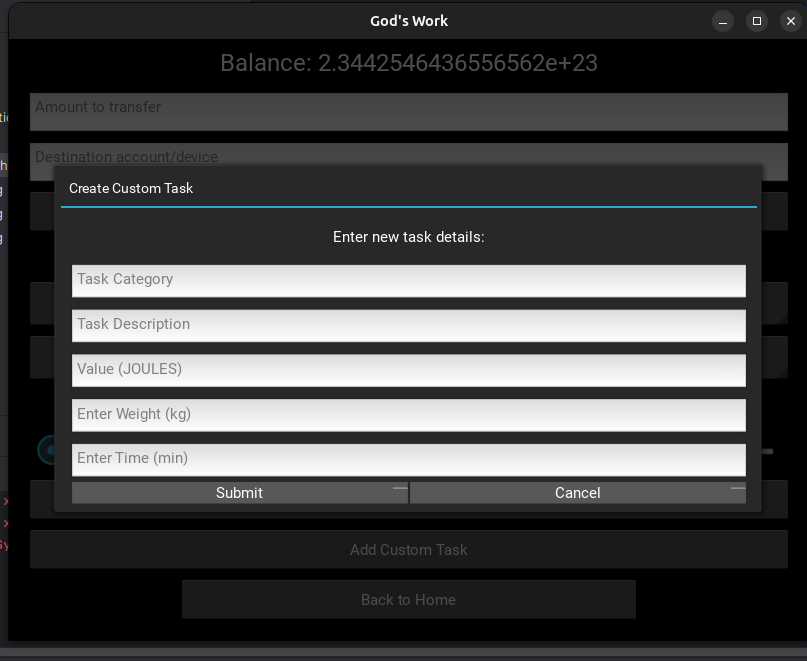 Custom Task